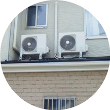 屋根置き室外機